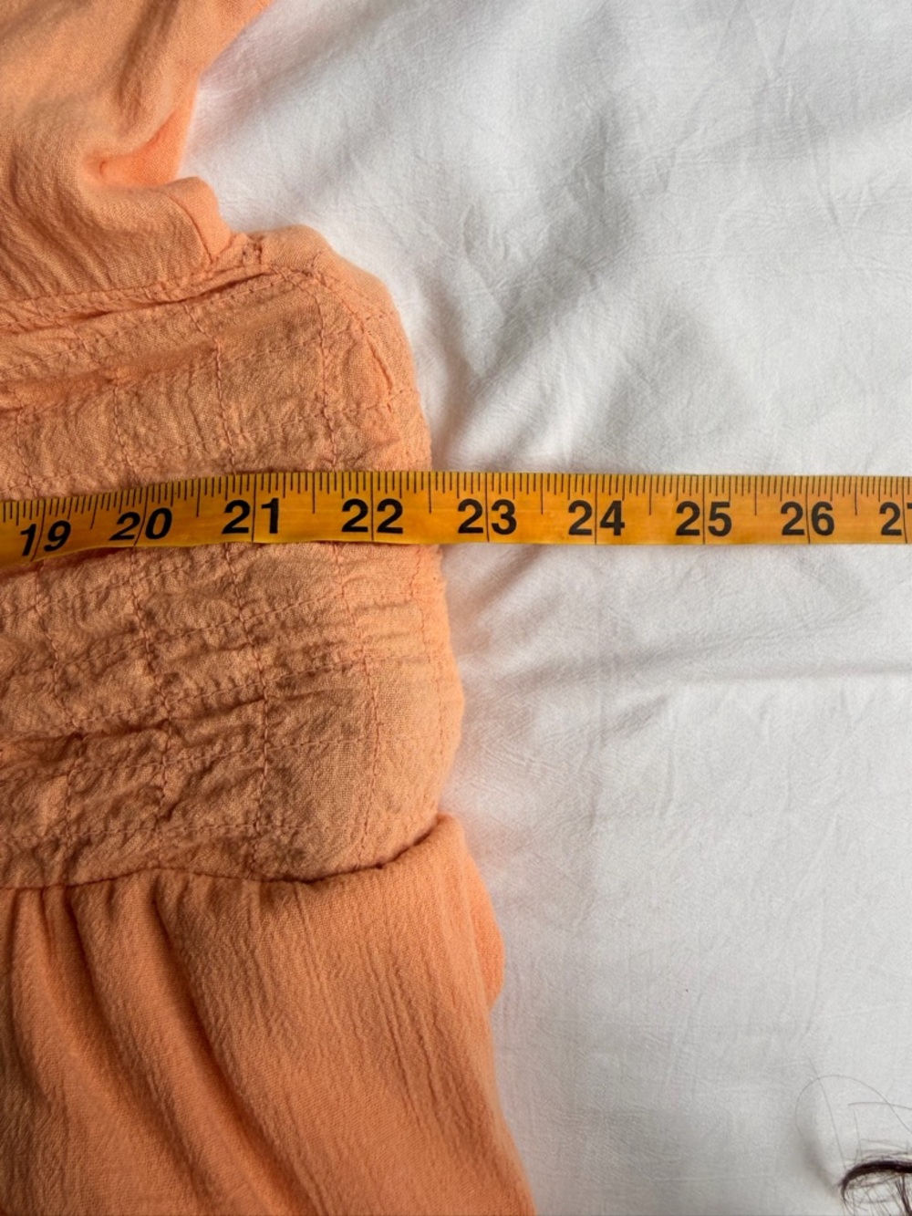 Free People Peach Button-Front Maxi Dress with Shirred Waist - Picture 14 of 14